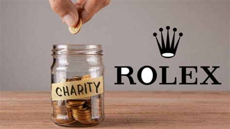 how much does rolex donate to charity|is Rolex a non profit organization.